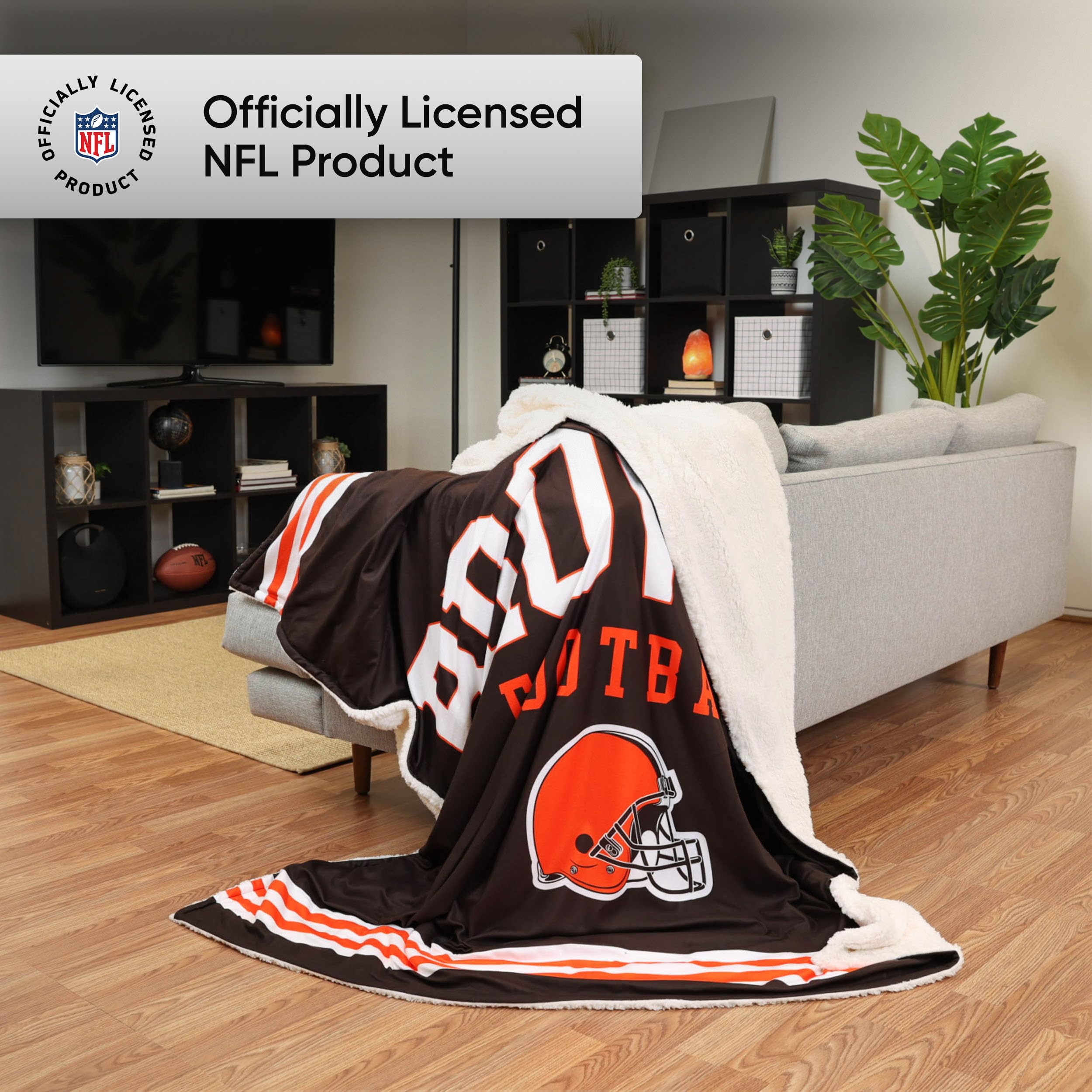FOCO クリーブランド・ブラウンズ NFL レトロシェルパフリース 