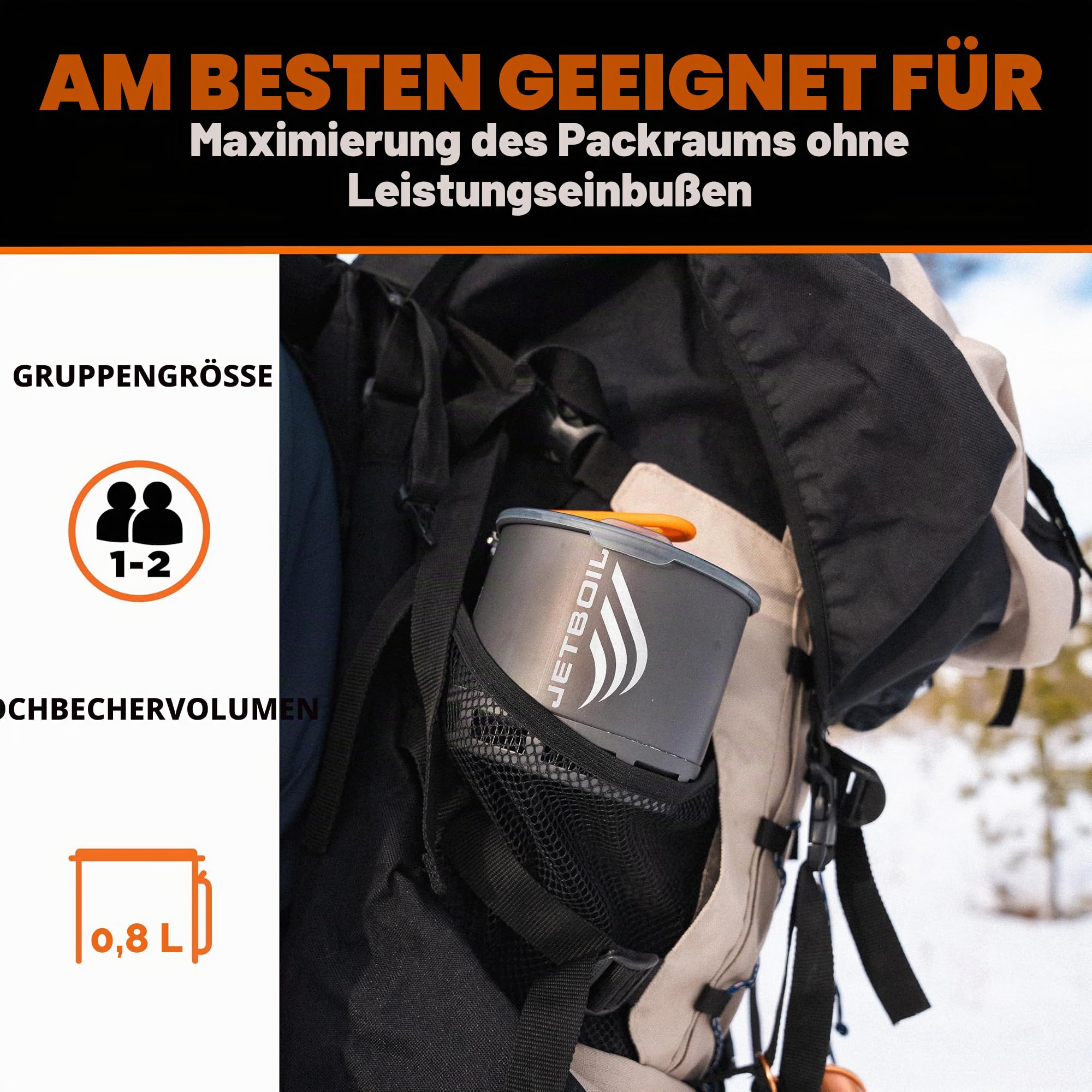 Jetboil Unzutreffend Stash Backpacking Herd, Metall, None or Other