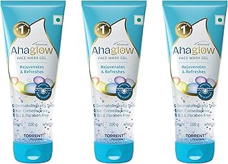 AHAGLOW FACE WASH 200GM PACK OF 3