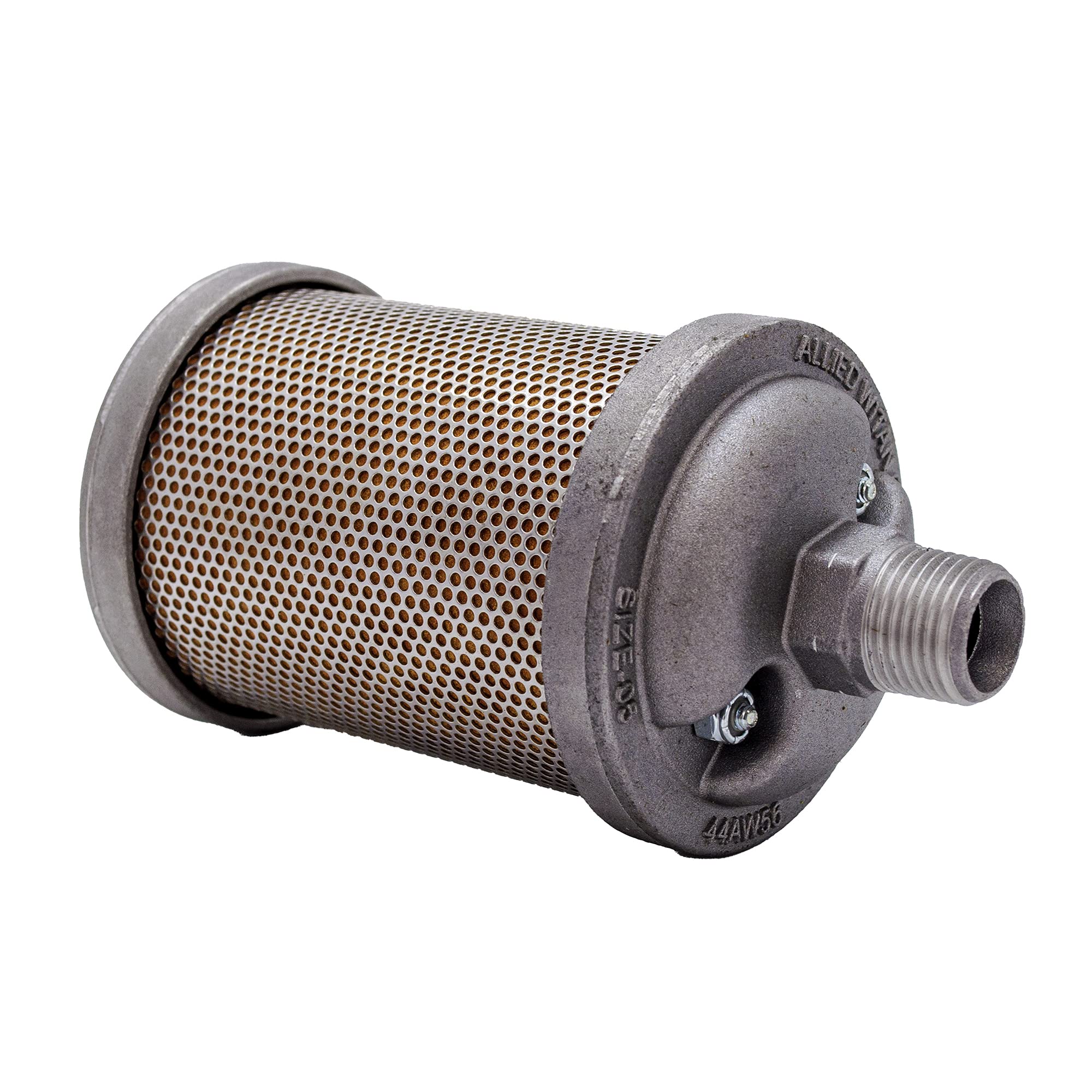 ALWITCO M05 Atomuffler Air Exhaust Muffler | 1/2 inches NPT Male, Single Chamber, 125 PSI | Replacement Part | General Purpose | for Compressed Air Equipment & Systems