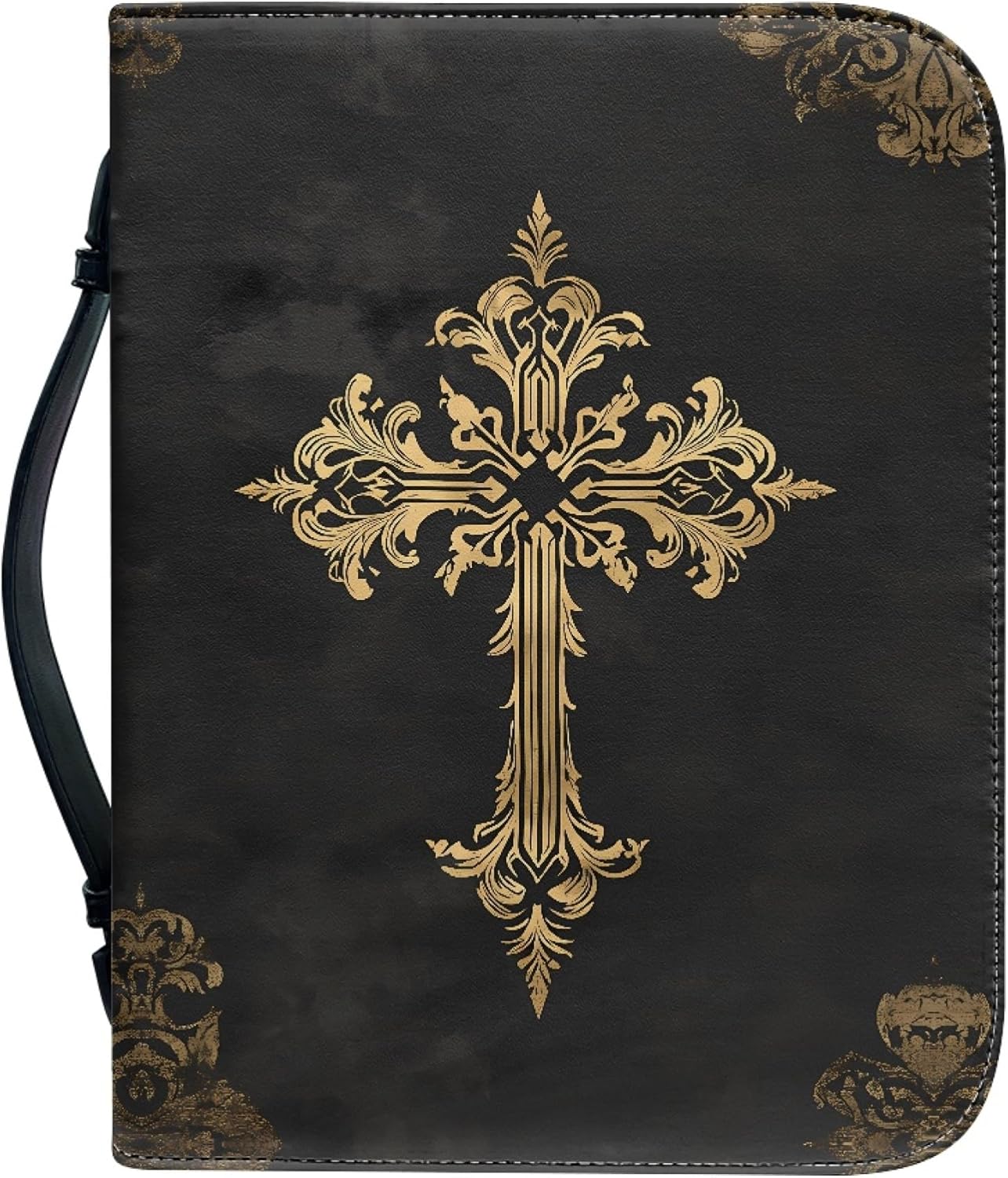 Xernbit Cross Print Bible Cover Women Bible Case with