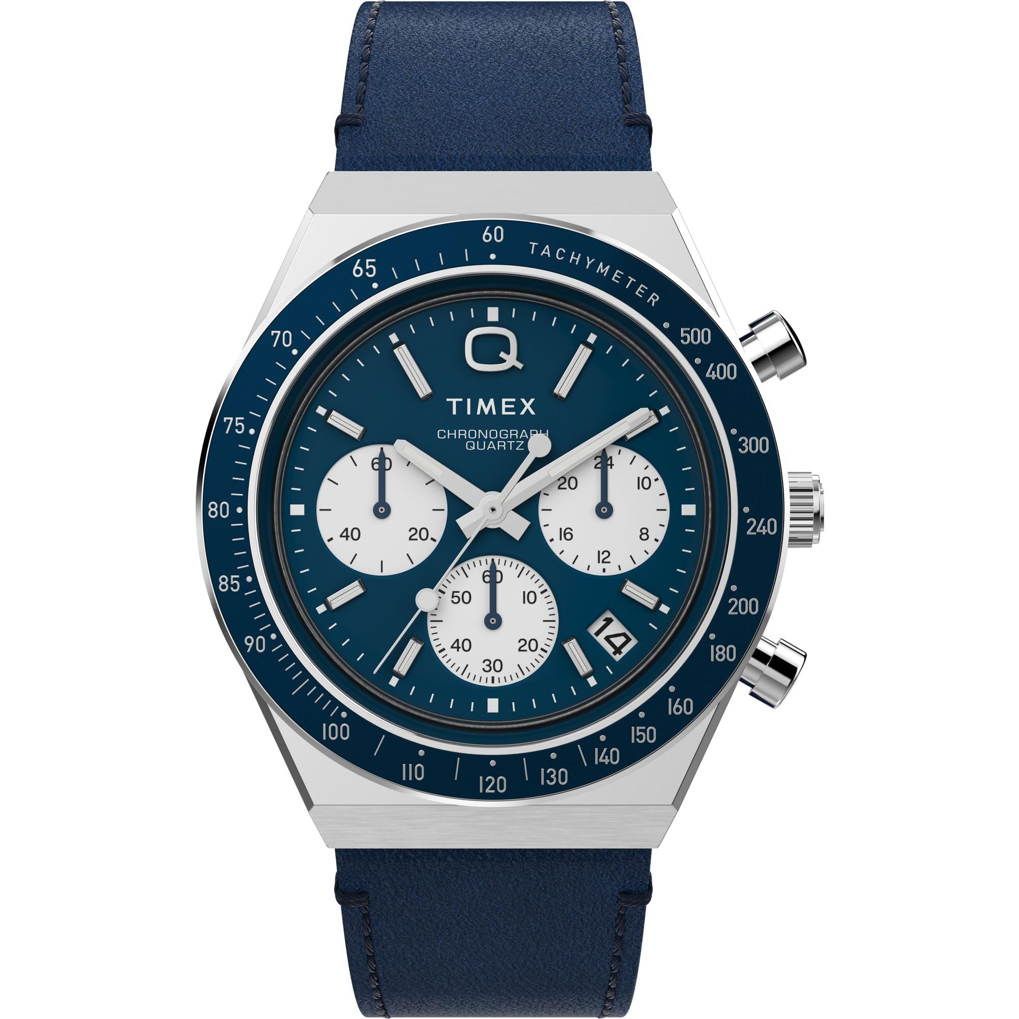 Q Diver Inspired Blue Round Dial Analog Men Watch - TWEG26407