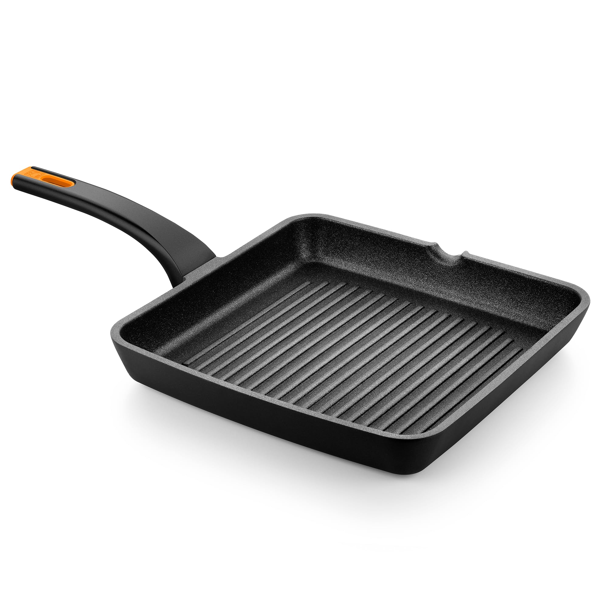 BRA COOKWARE Efficient Pro Nonstick Grill Pan | 11x11 In Aluminum Griddle