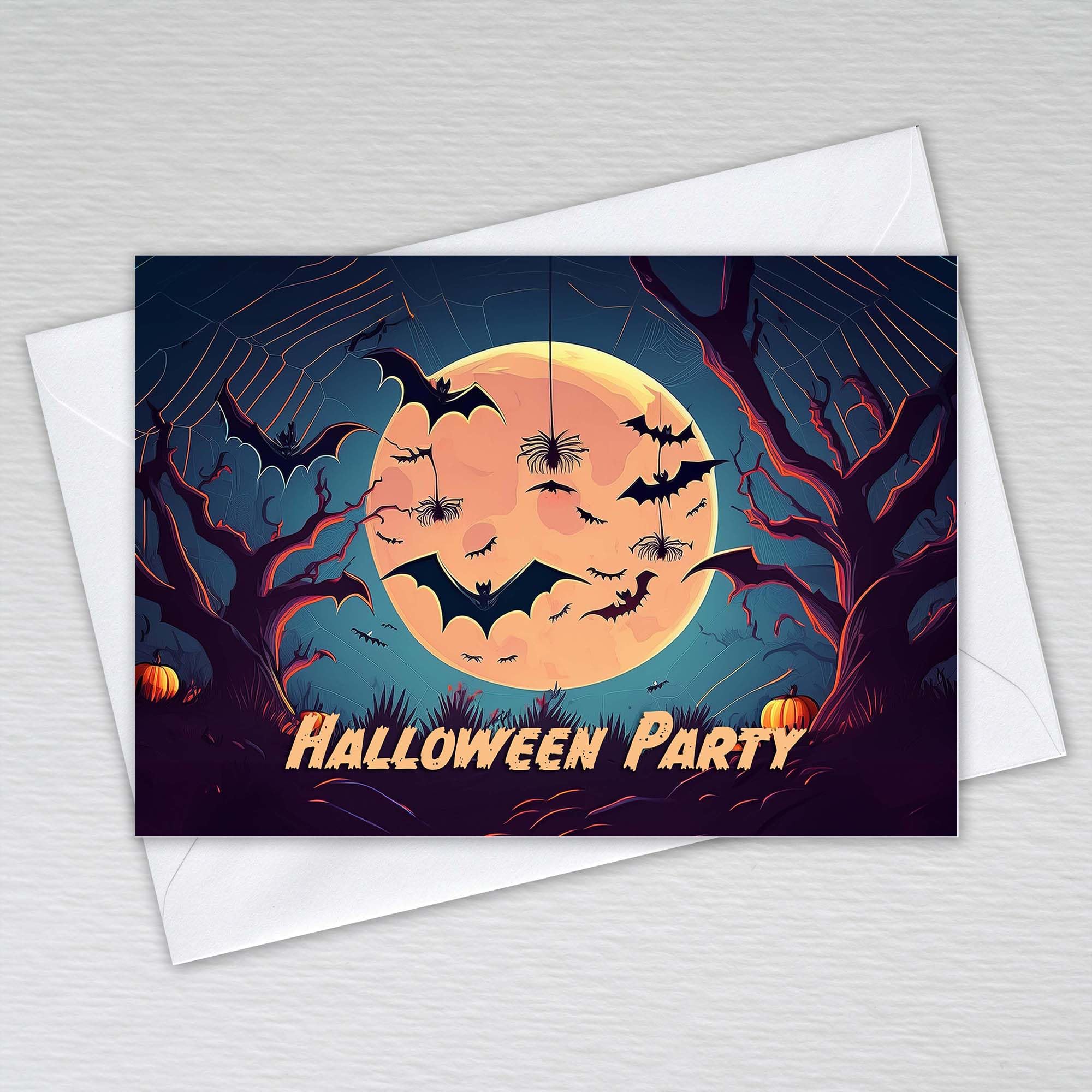 Kids Halloween Party Invitations Childrens Halloween Invitations: Bat Halloween Invites (Pack of 20 with Envelopes)