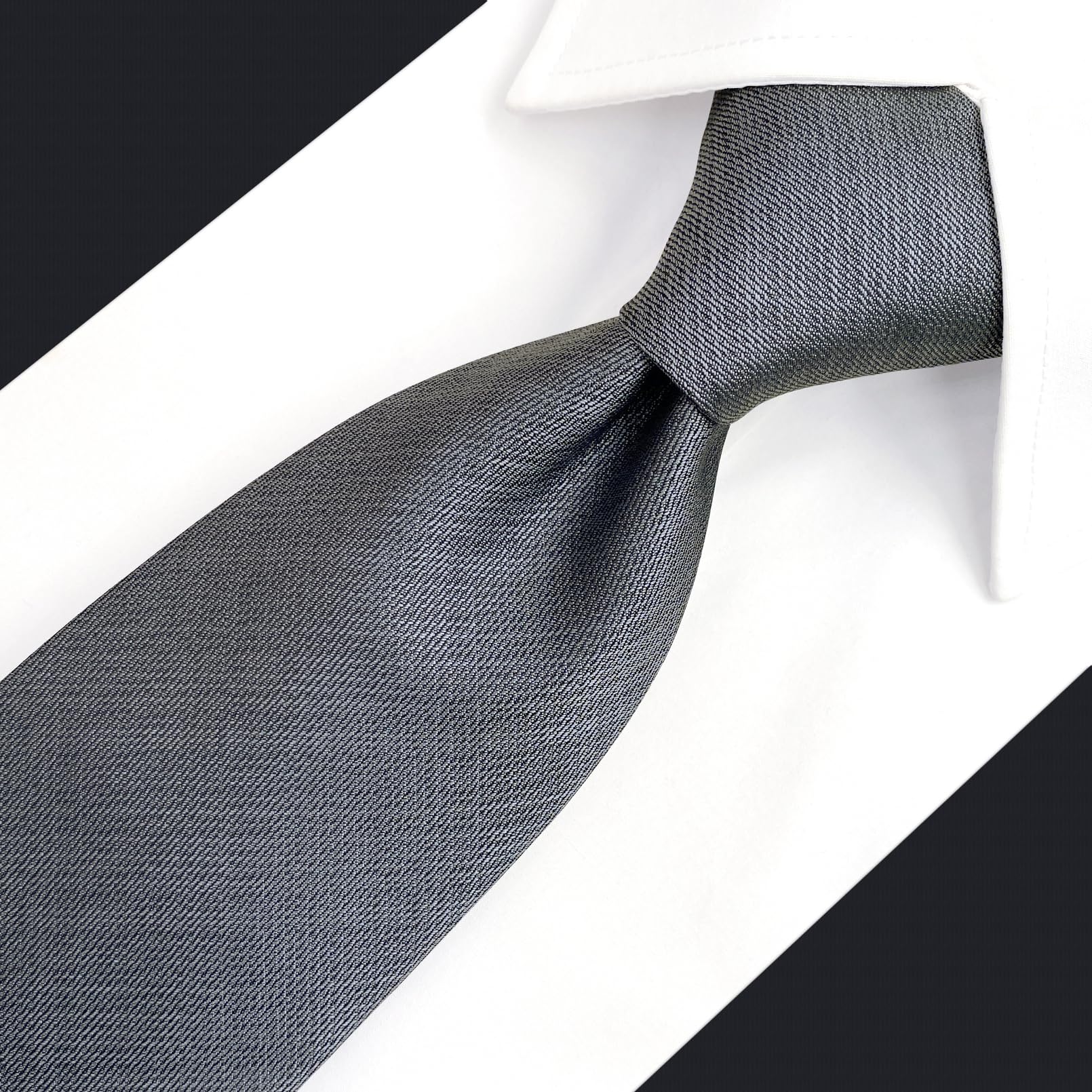 Corbata de color sólido para hombre Corbata Rojo Gris Naranja Azul para Chaqueta de Traje, C20 3