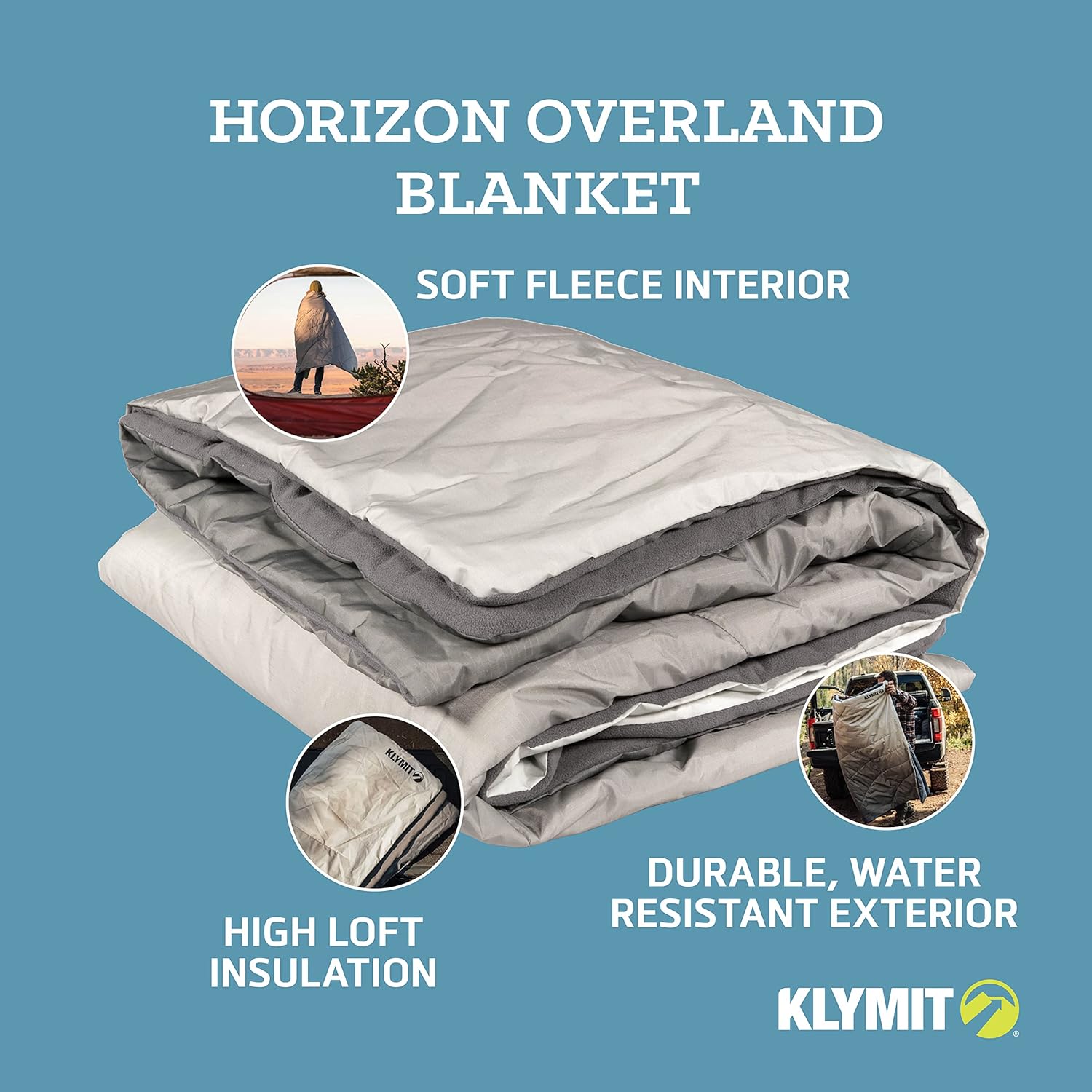 Horizon Overland Blanket - Grey : Sports & Outdoors