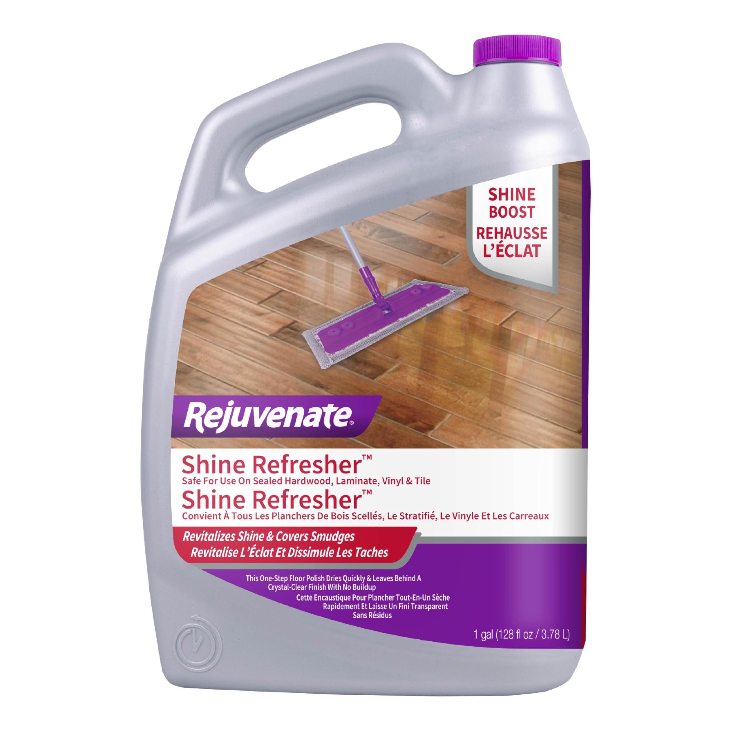 Amazon.com: Rejuvenate Shine Refresher Floor Polish Covers Smudges