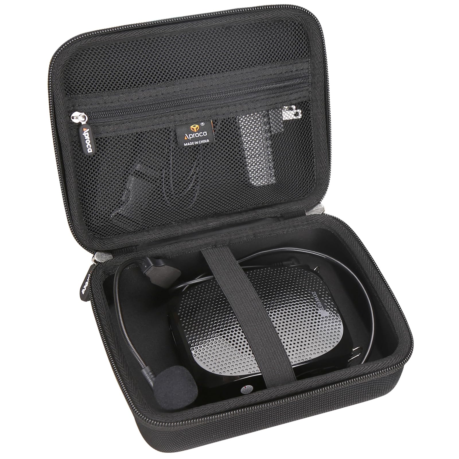 Aproca Portable Hard Storage Case, for ZOWEETEK Original Voice Amplifier Microphone Headset and Accessories-image-32