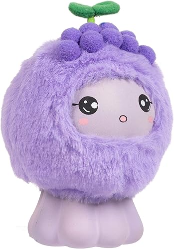 Miniatura 2 de ADORA Peluche suave y esponjoso de fruta de uva, juguete de peluche perfumado fresco de granja, regalo de cumpleaños para mayores de 1 años - Uva