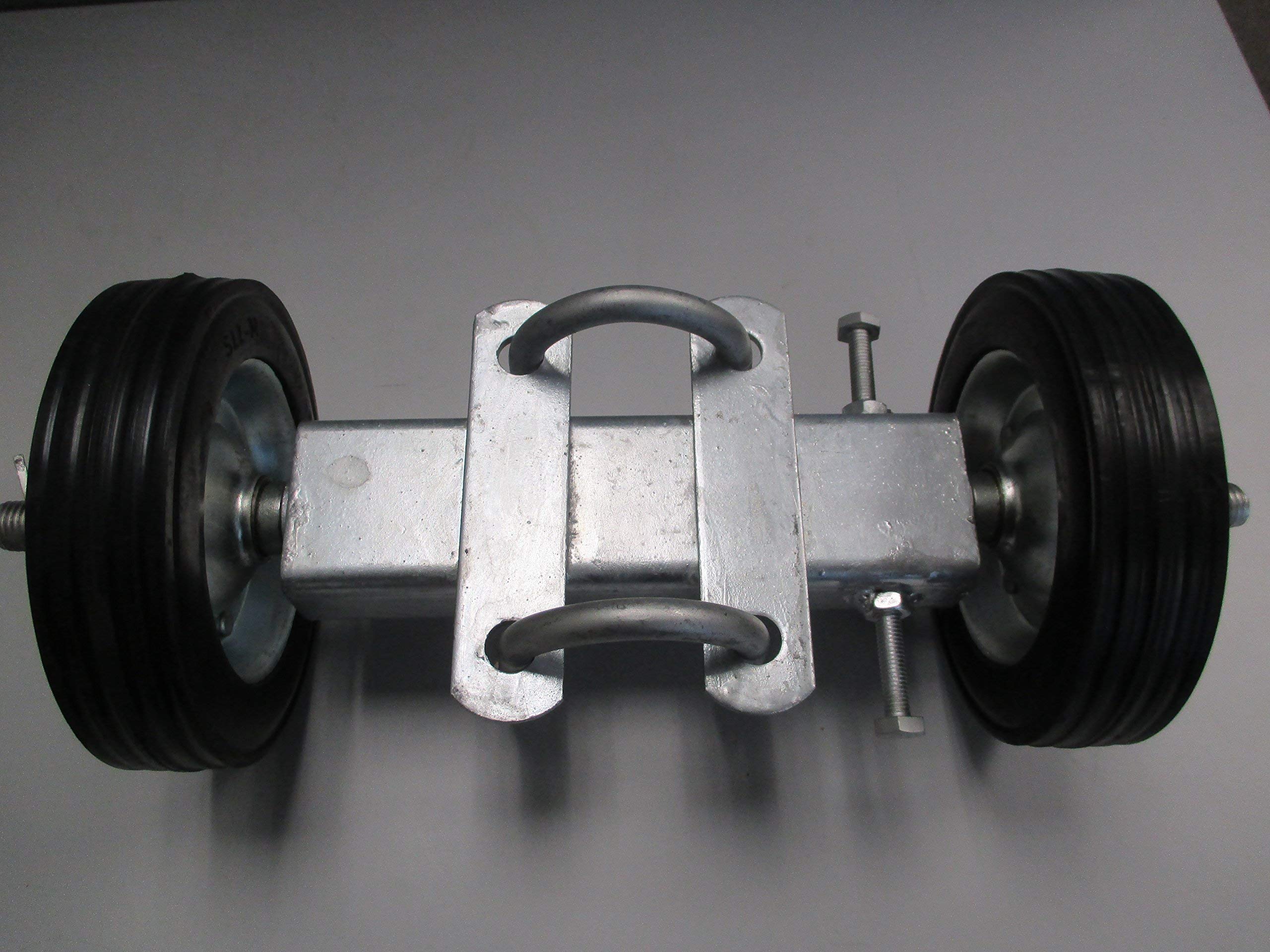 Gate Rut Runner Jake Sales Galvanized Gate Carrier 6-Wheel Rolling Gate Carrier For ...