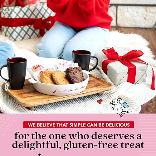 Miniatura 10 de David's Cookies Galletas y brownies surtidos sin gluten de 2 libras  Viene en una hermosa caja de regalo de lata temática de amor  Delicioso regalo