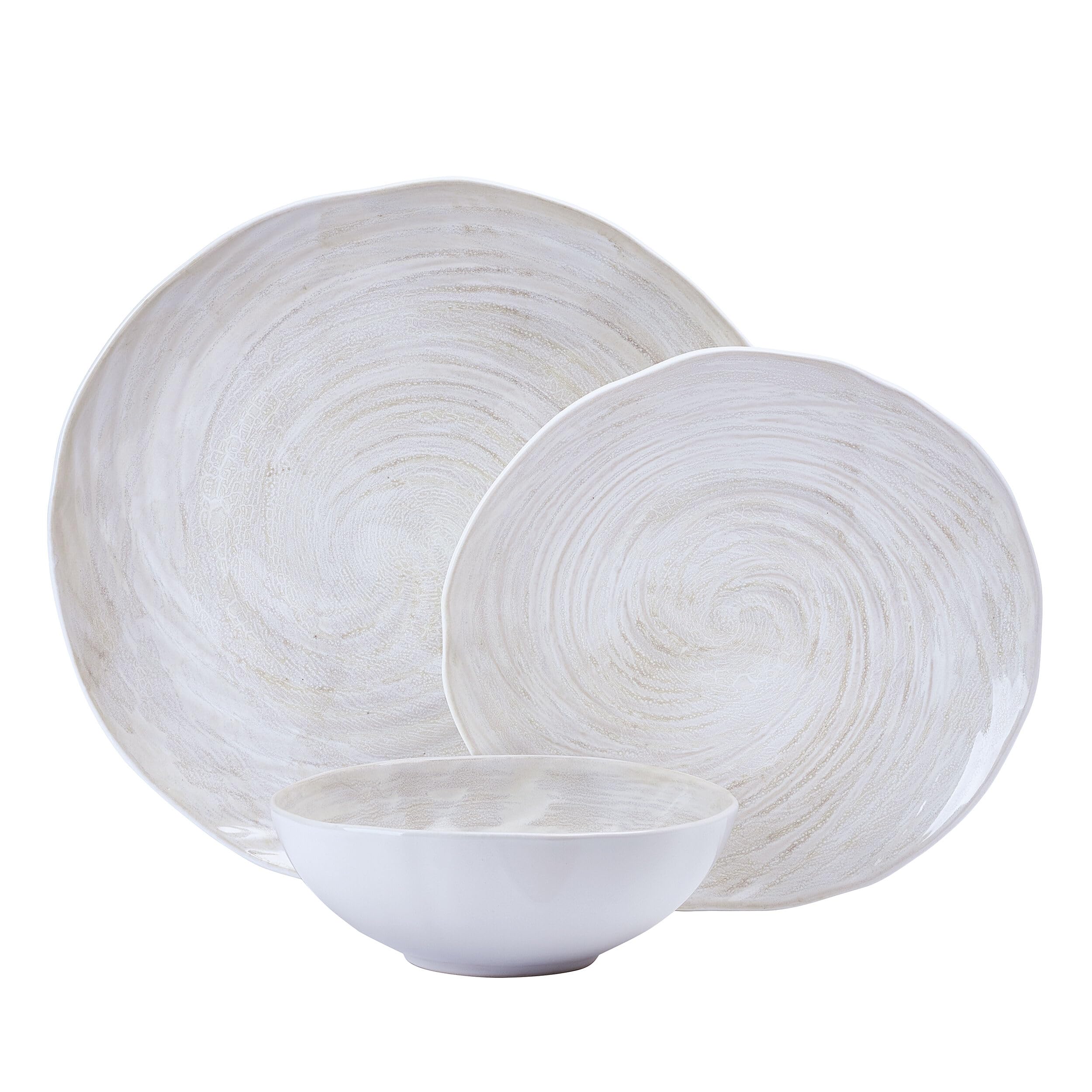 Amazon.com | Mikasa Harley 12 Piece Stoneware Hand-Crafted