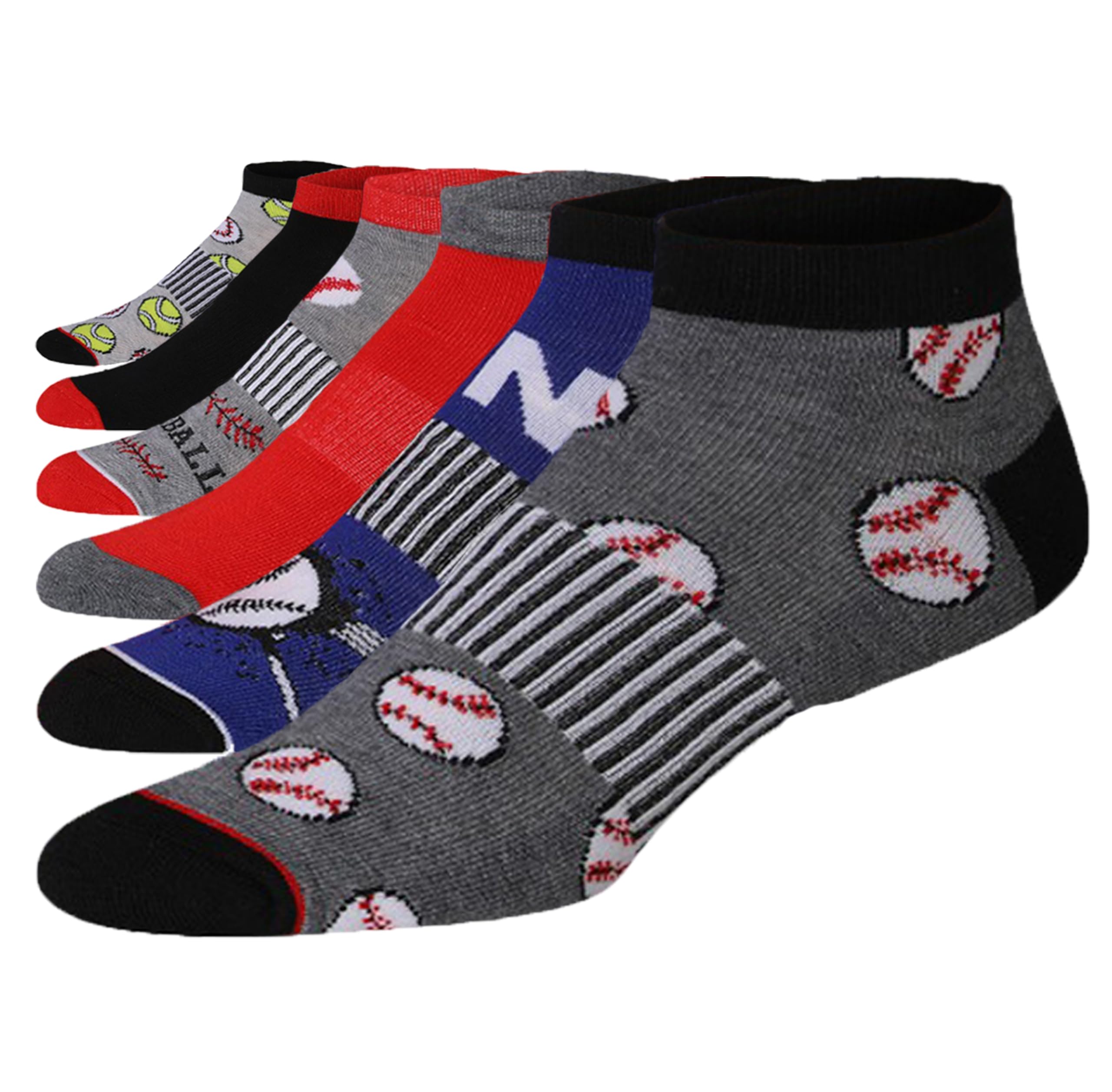JAMES FIALLO sportliche gepolsterte tief geschnittene Sportsocken für Herren 6er-Pack - Bild 4 von 10