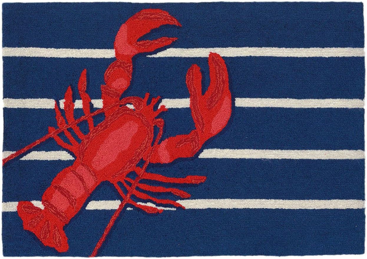 Amazon.com: Kensington Row Coastal Collection Lobster Cove Rug - 24