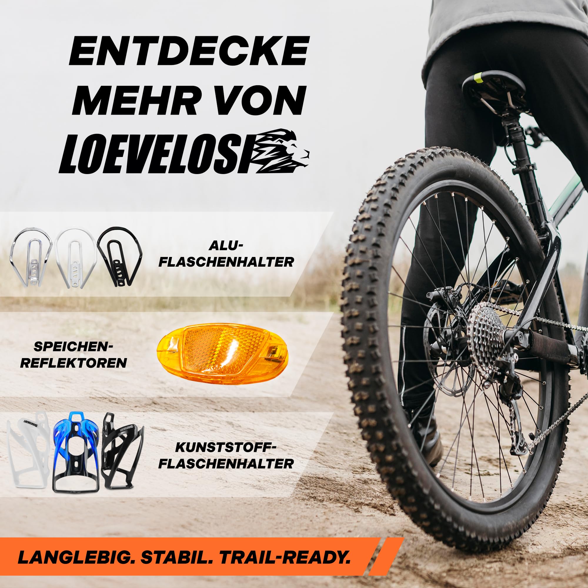 MTB Hinterrad 26 Zoll Fahrrad Laufrad - Scheibenbremse 6-Loch - QR 9/10×135 - Shimano HG 8-11-fach - 26" Alu Felge & Nabe - 36 Speichen - Schwarz – LOEVELOSI