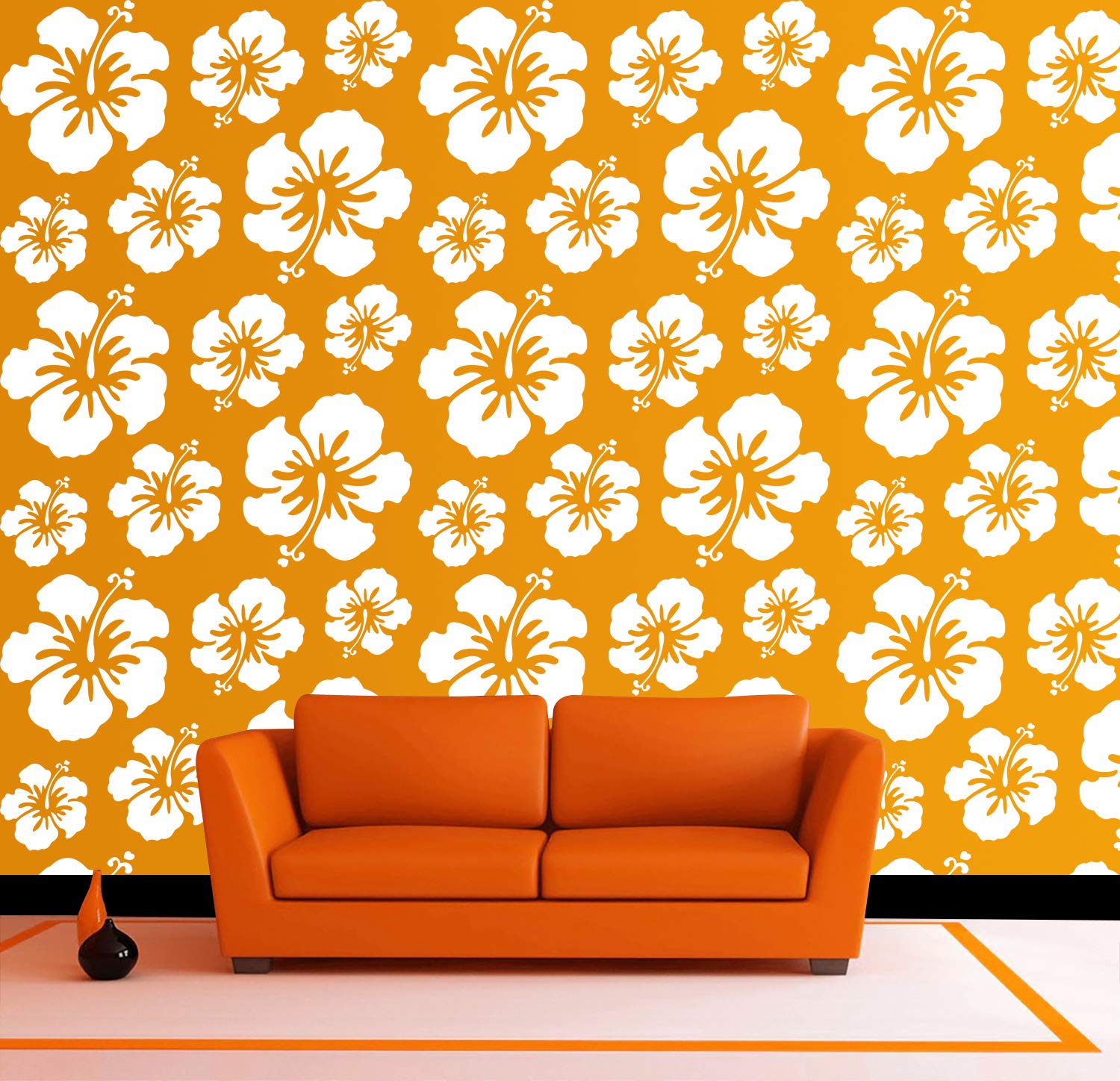 See full amazon price history chart for DECORNOW Twin Hibiscus Design Reusable DIY Wall Stencil Painting, Suitable for Home Decoration, Wall Decoration Size : (16 inch x 24 inch) DECORNOW Twin Hibiscus Design Reusable DIY Wall Stencil Painting, Suitable for Home Decoration, Wall Decoration Size : (16 inch x 24 inch) (B07VQLVPHM) Amazon Price History, Amazon Price Tracker