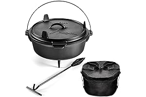 Lodge 5 Quart Cast Iron Dutch Oven with Lid