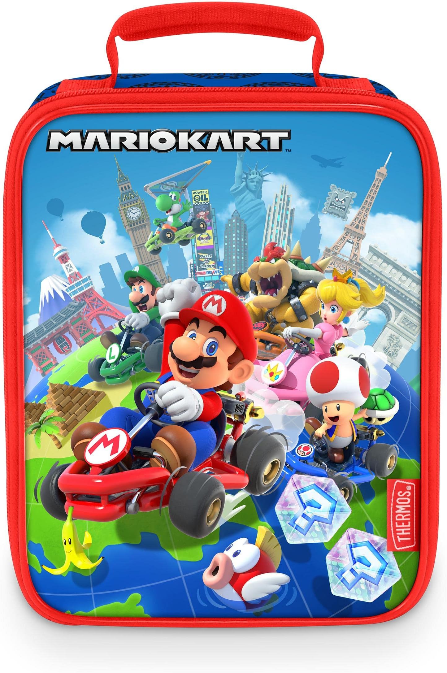 Thermos Kids Soft Lunch Box, Super Mario Brothers