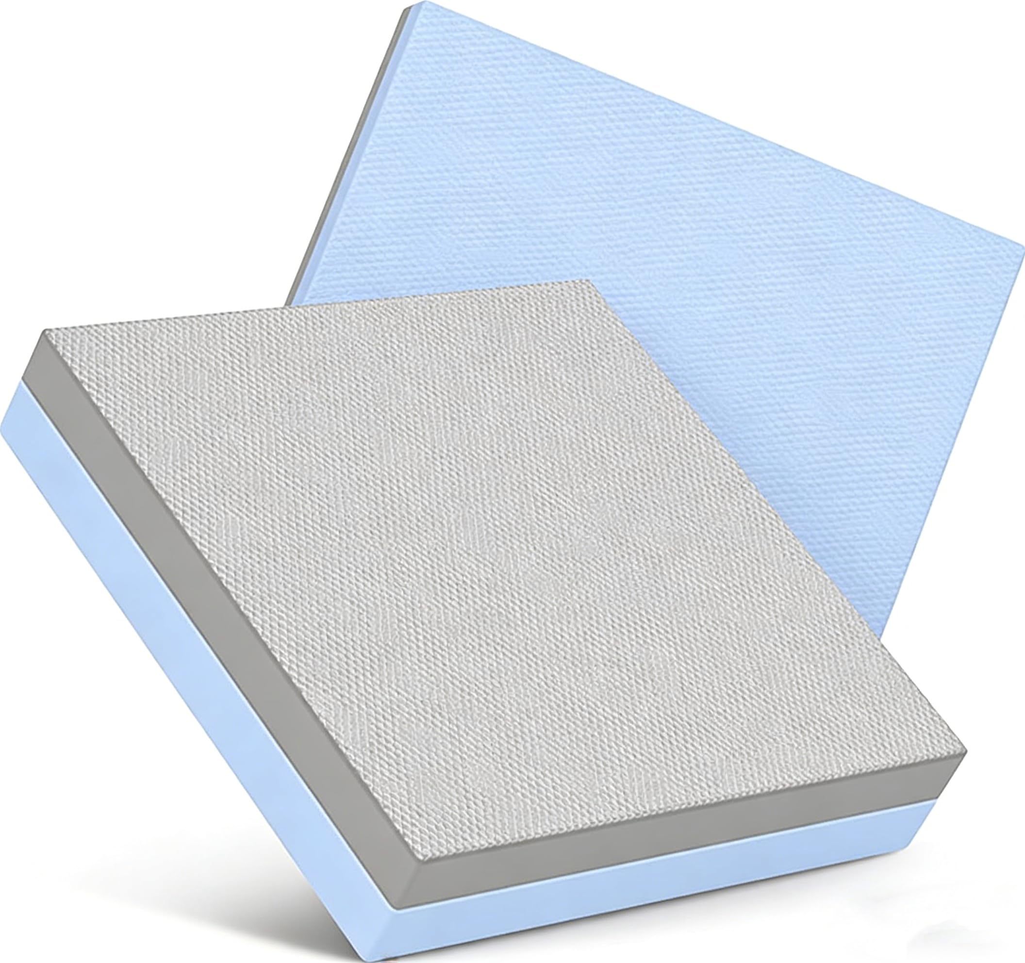 2er-Sets Balance Pad 40x33cm Rutschfest Balance-Kissen Weichschaum Balancekissen für Stabilität und Koordination Verbessertes 6cm Gleichgewicht