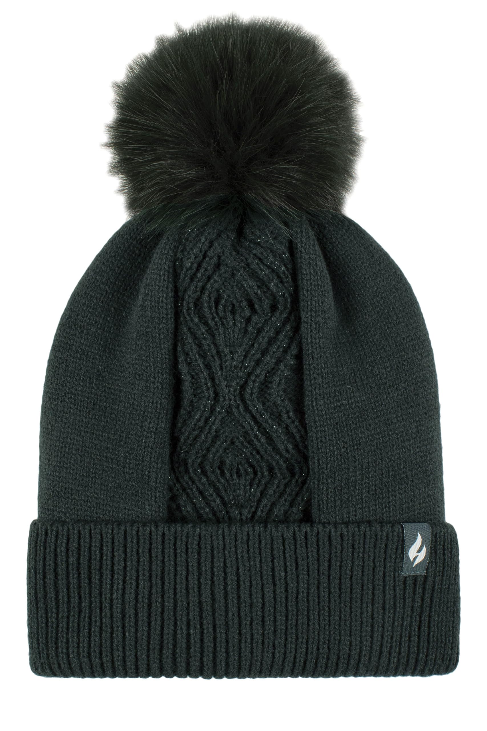 Ladies Kiruna Pom Pom Hat - Emerald