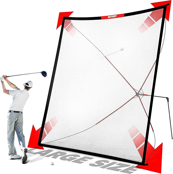 Golf Practice Net Hitting Netting for Backyard Portable Driving Range Golf Cage Indoor Golf Net 10' X 10'