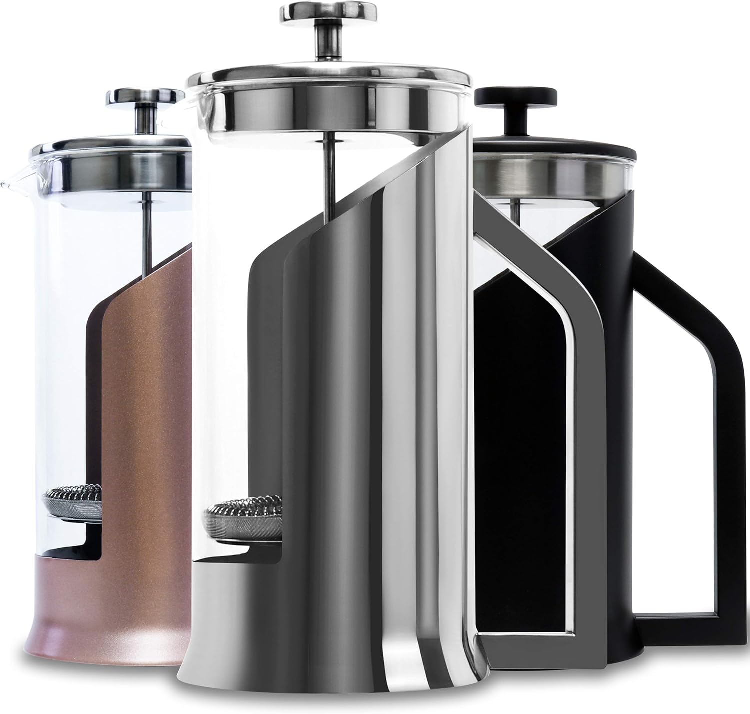 LAFEECA French Press Coffee Maker with Borosilicate Glass