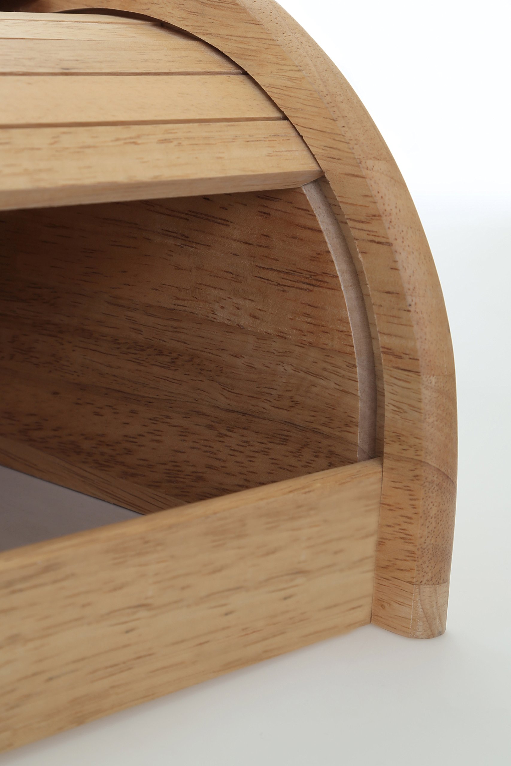 Preier Housewares Bread Bin Baboo Lid Biscuit Tins Storage Tapered