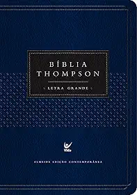 Bíblia Thompson - AEC - Letra Grande - Azul e Preta c/ índice