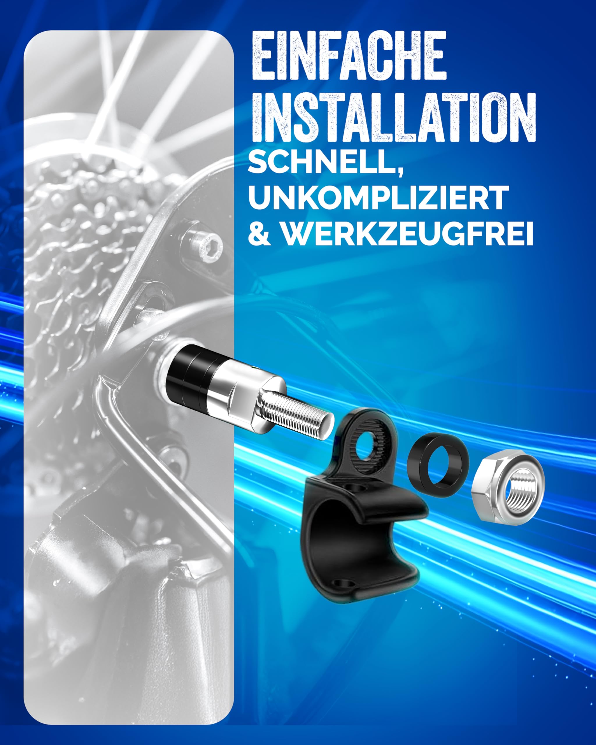 Adattatore asse M12 per rimorchio bicicletta (M12 x 1,5)