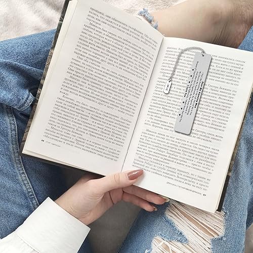 Miniatura 3 de My Man Gift for Him I Love You - Marcapáginas de regalos para novio, marido, prometido, novio, aniversario, boda, Navidad, cumpleaños, día del