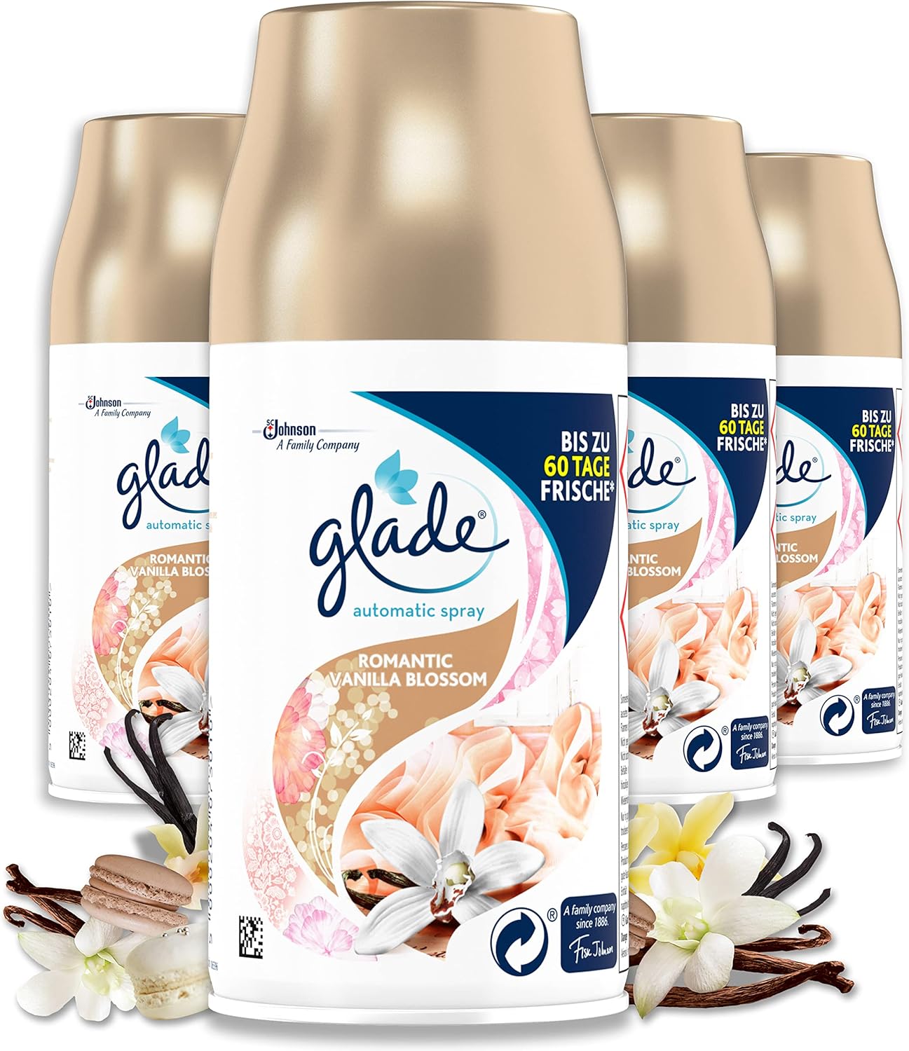 Bougie Longue Durée Romantic Vanilla Blossom Vegan GLADE : La Bougie De