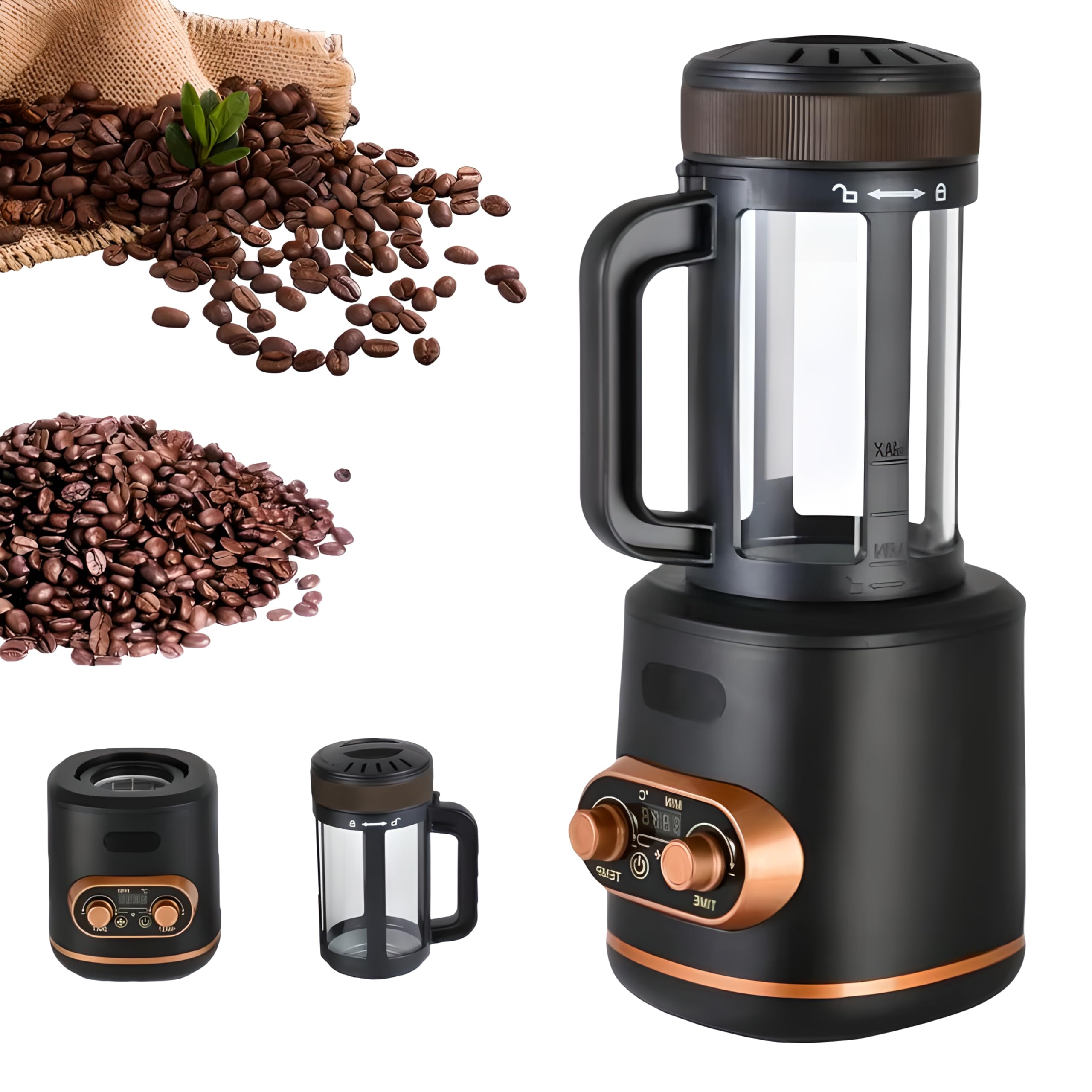 Torréfacteur de café électrique minuterie machine torréfaction 300g