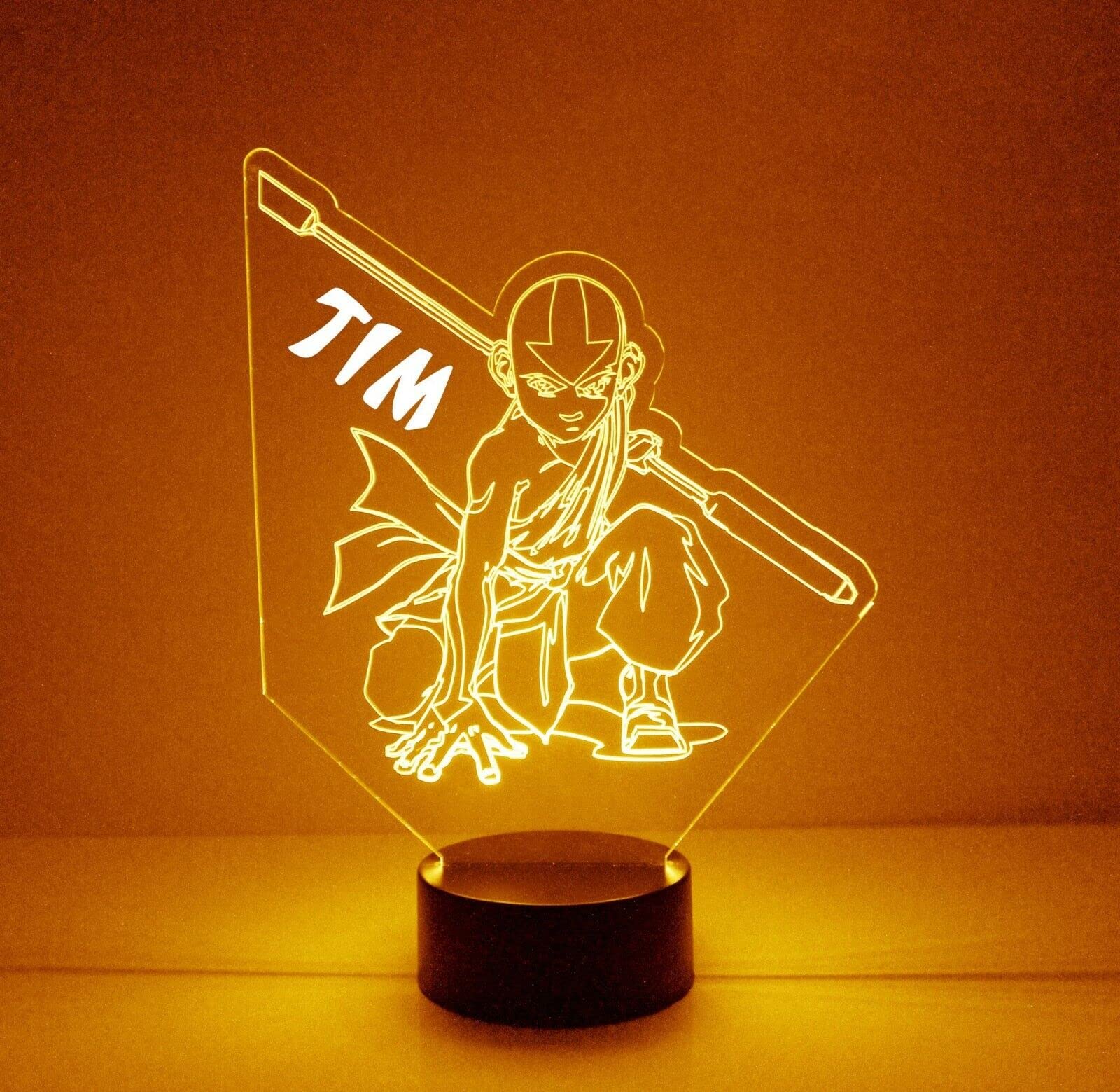 althiqahkey3D for Home Decor Birthday Gift LED Bedroom Decor Light-Remote Control anime Night Light Lamp