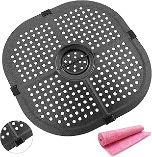 Air Fryer Grill Pan For Gourmia GAF798 7QT Air Fryers, 9.1IN Upgraded Square Nonstick Air Fryer Grill Crisper Plate, Air F...