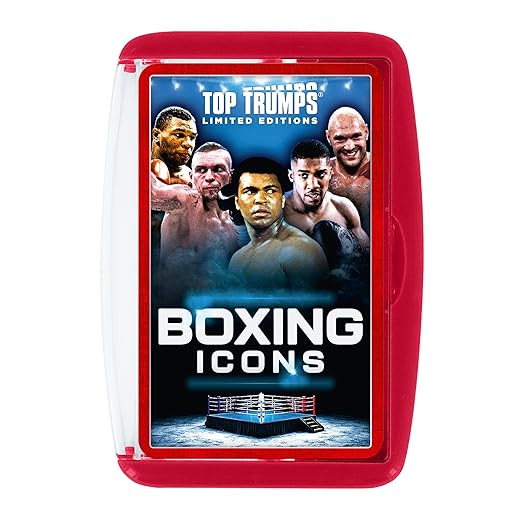 Top Trumps Boxing Icons - Family Card Game for 2+ Players, Ages 8+, Sports Strategy & Action