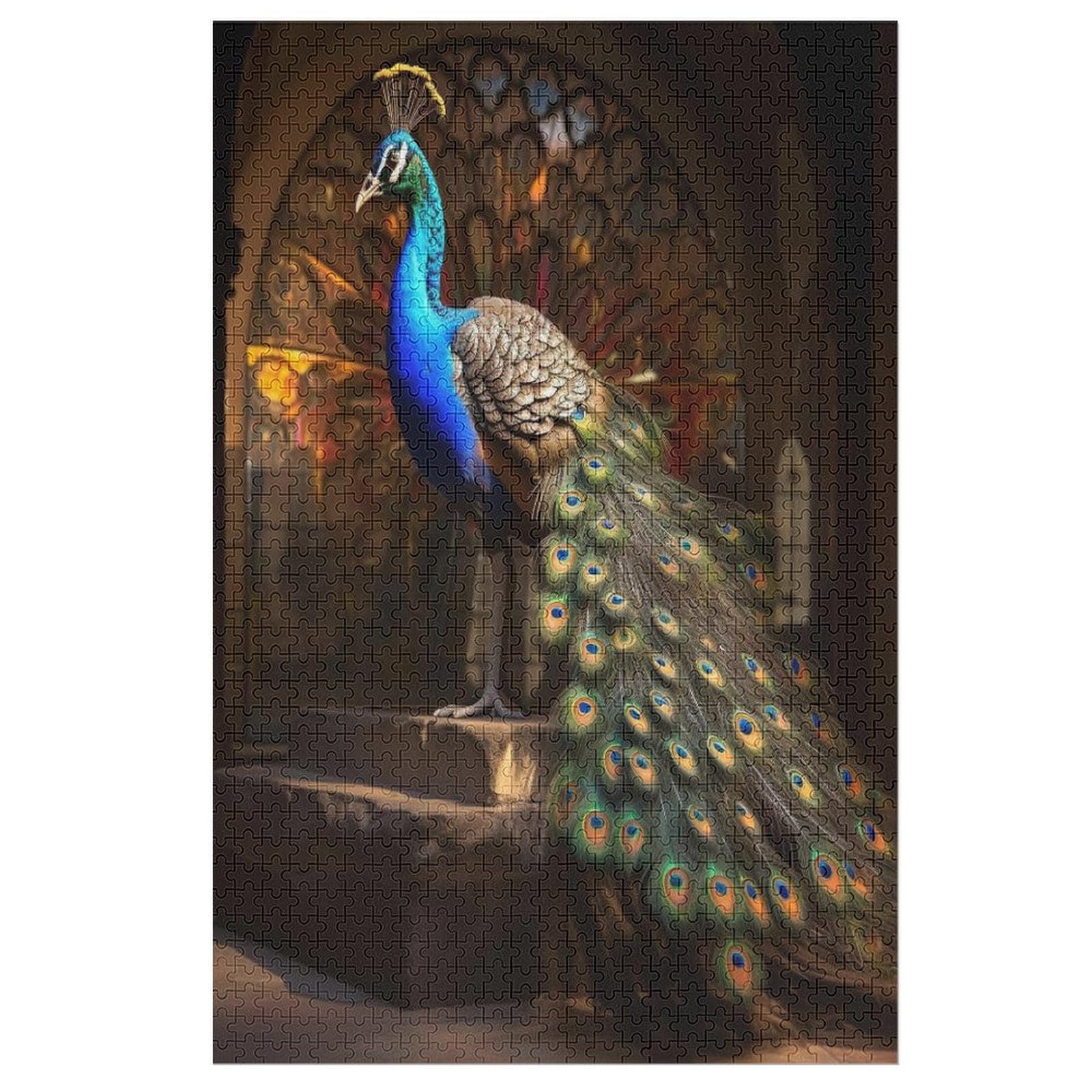 Peacock Erwachsene Kinderpuzzle Puzzle 2000 Teile Pädagogisches Spielzeugspiel Familiendekoration 70x100cm