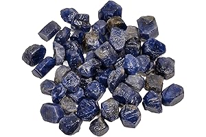 Raw Blue Sapphire Crystals: Wholesale Lot for Jewelry Making, Crafts and September Birthstone