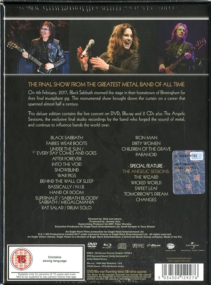 ブラック・サバス/ジ・エンド～伝説のラスト・ショウ デラックス・エディション〈… Amazon.co.jp: ブラック・サバス/ジ・エンド~伝説のラスト