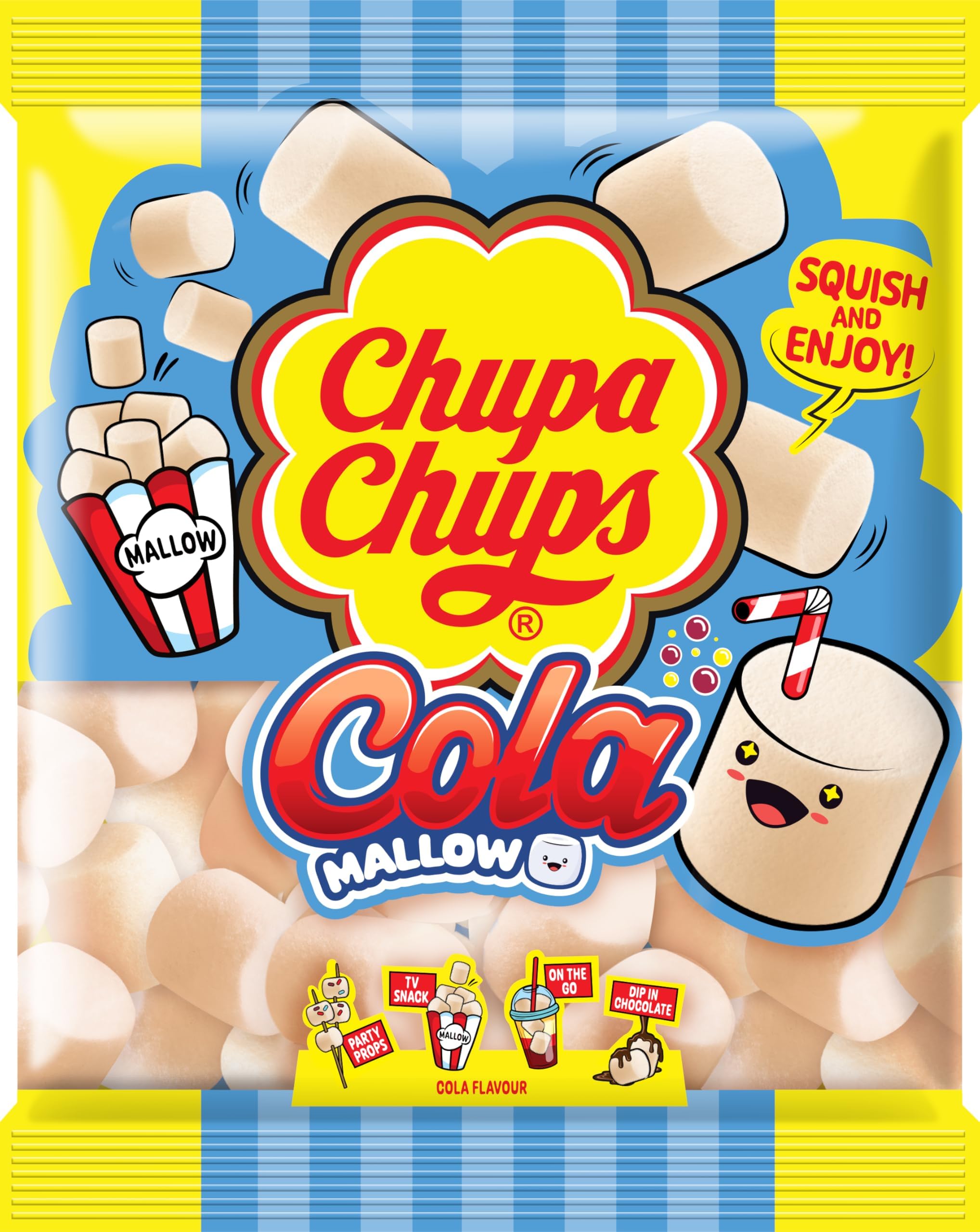 Chupa Chups Marshmallow Cola Flavor 120g