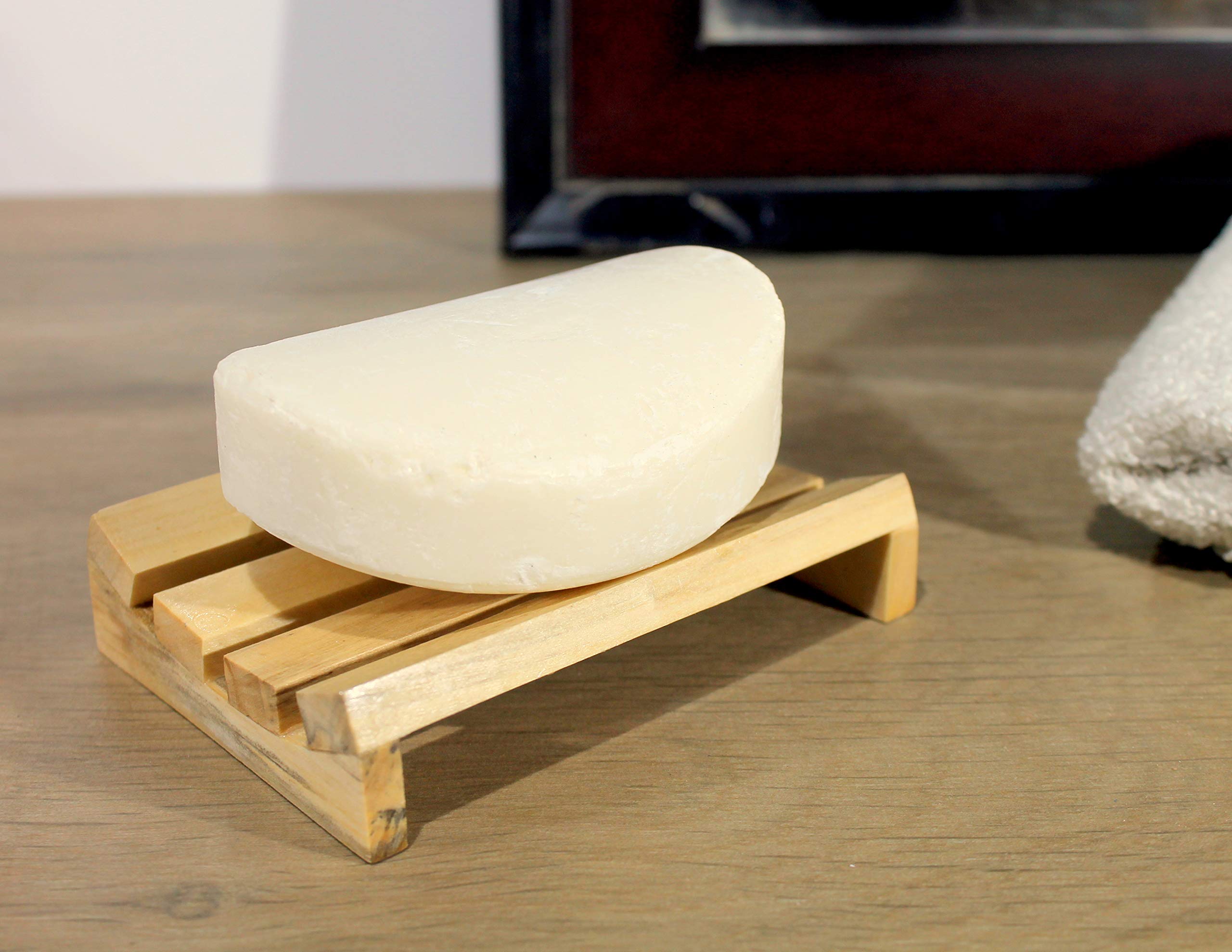 KLEO - Portasapone in legno in set di 2 | Porta sapone in legno