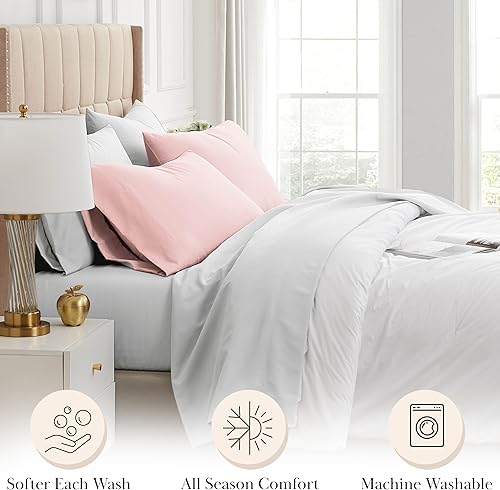 Miniatura 98 de Southshore Fine Living, Inc. Juego de 2 fundas de almohada de tamaño estándar, se adapta a almohadas de tamaño matrimonial, individual, queen, 10