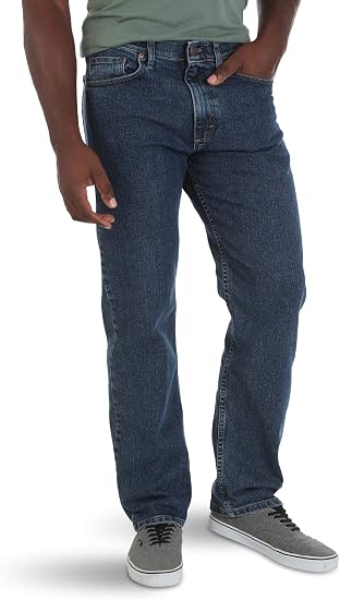 Wrangler Jeans cómodos y Flexibles con Cintura y Ajuste Relajado Jeans para  Hombre : Wrangler Authentics: Amazon.com.mx: Ropa, Zapatos y Accesorios