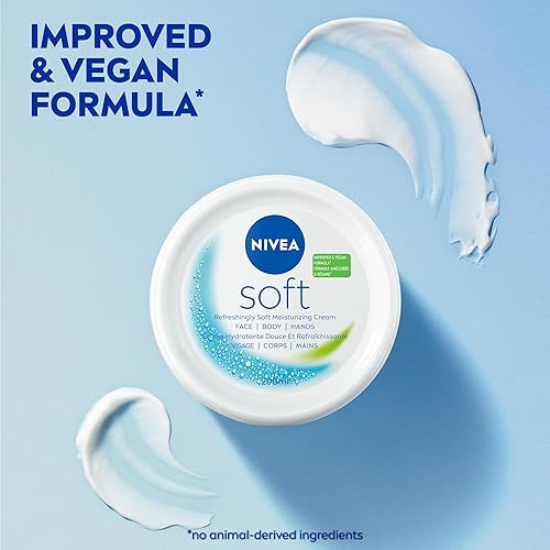 Miniatura 7 de Crema hidratante Nivea Soft para suavidad refrescante con aceite de jojoba y Vitamina E bote de 68 onzas