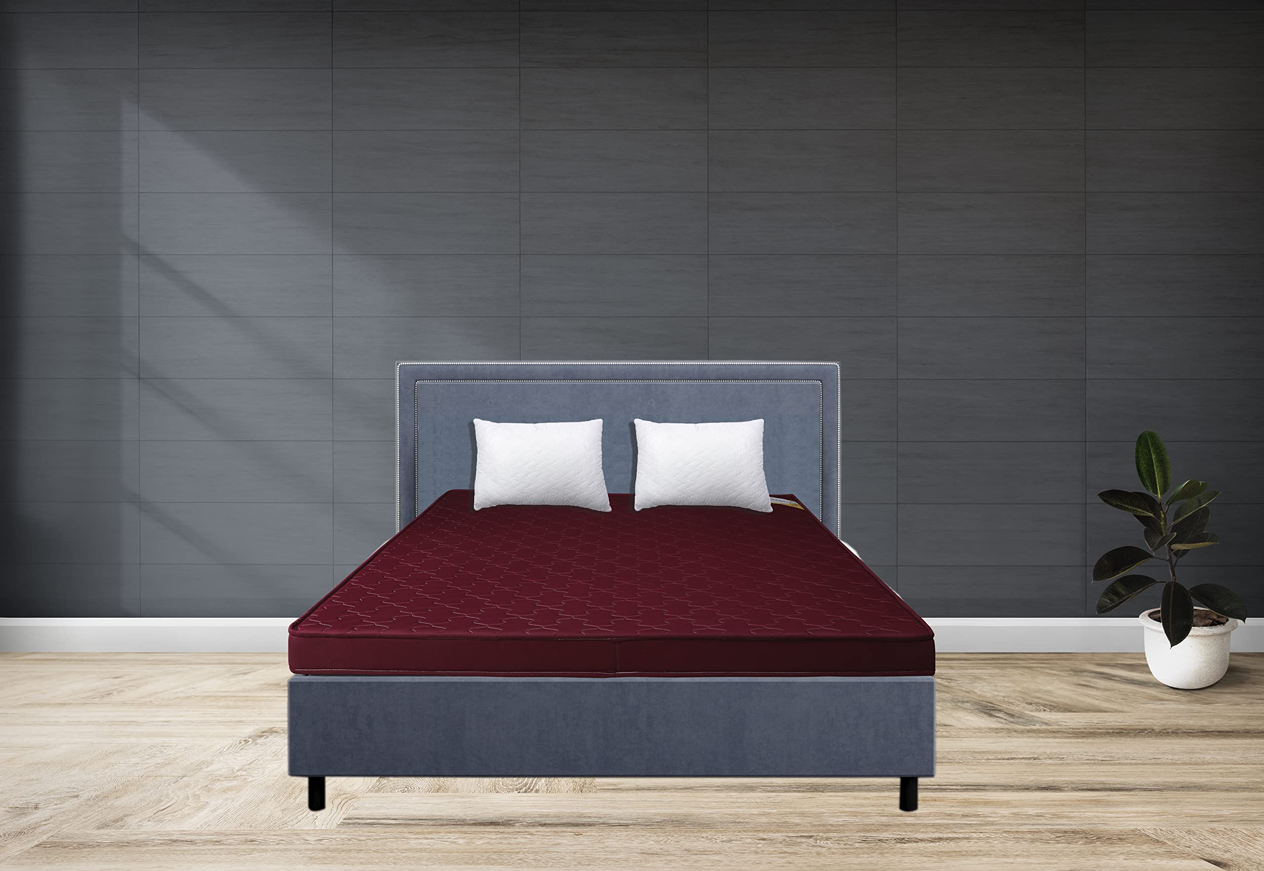 Refresh Hard Foam Queen Size Mattress 75X60X4