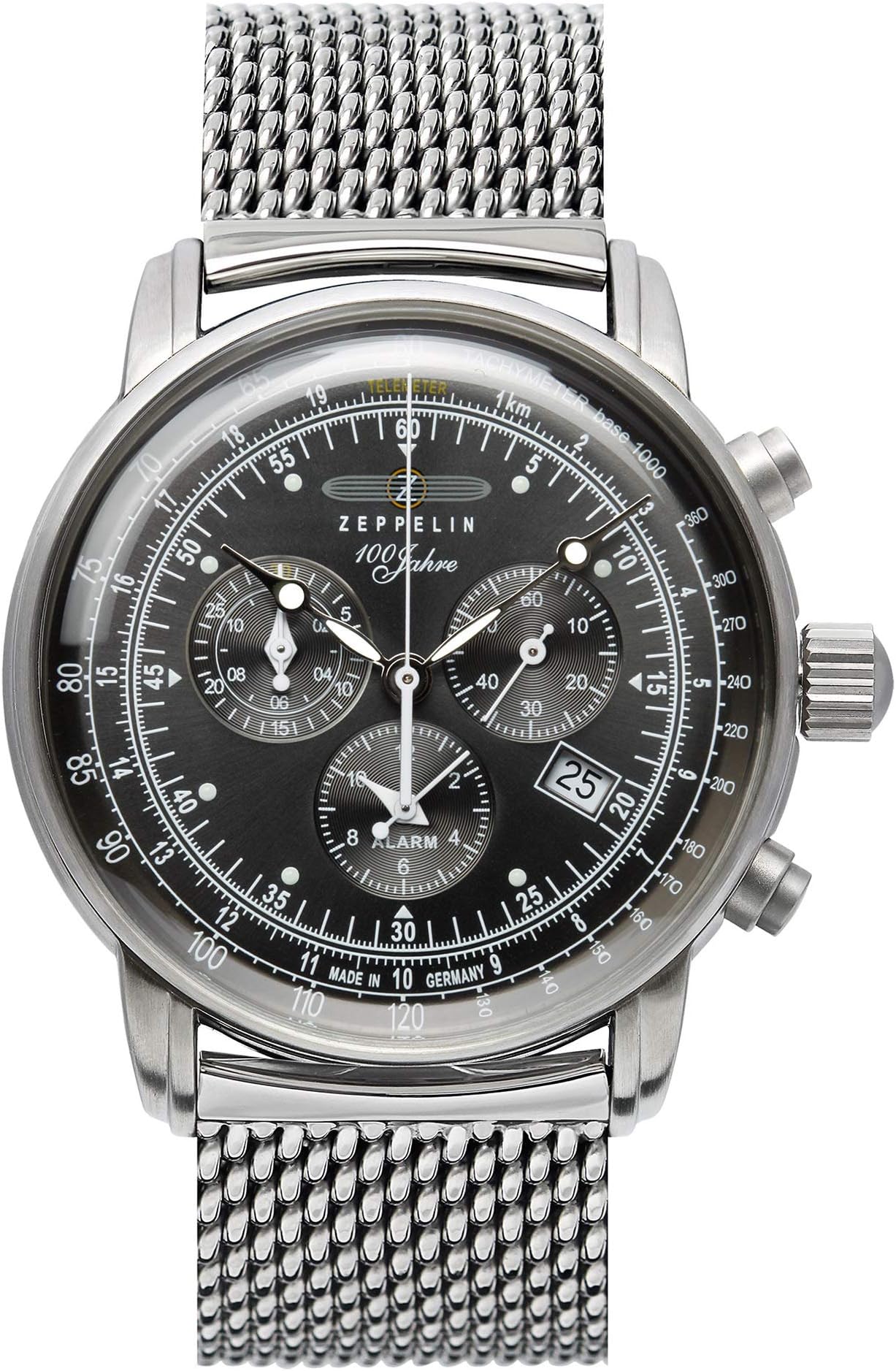 Zeppelin Watch 100 Years Chronograph Alarm 7680