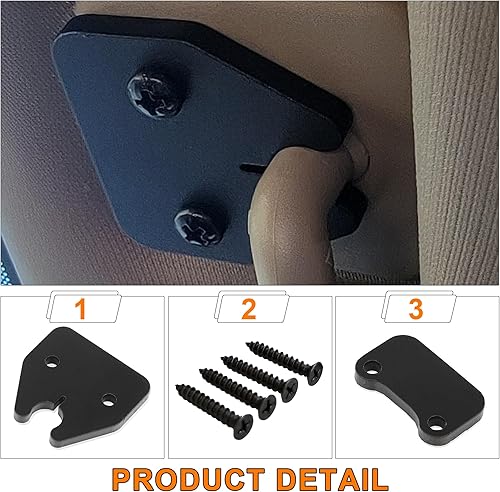 Miniatura 2 de Yojunauto Kit de reparación de visera solar, clips para visera solar compatible con RAM 1500 2019 2020 2021 2022 2023