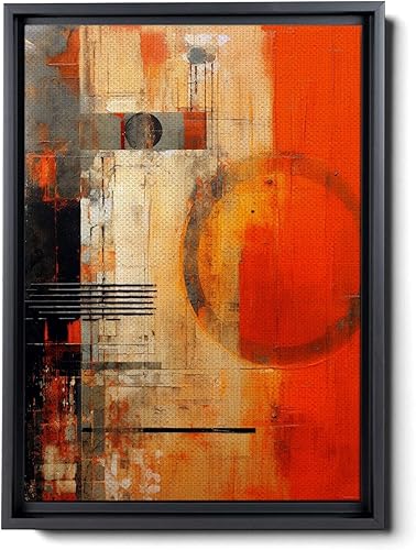Fusion of Vibrance, and Red Modern Painting on Canvas - Fine Art and Acrylic Abstract Painting for Captivating Living Room Wall Decor