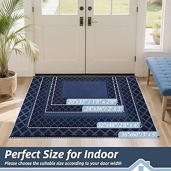 ウォーターマット Amazon.com: BEQHAUSE Door Mat Dirt Trapper Non Slip Entryway Rugs