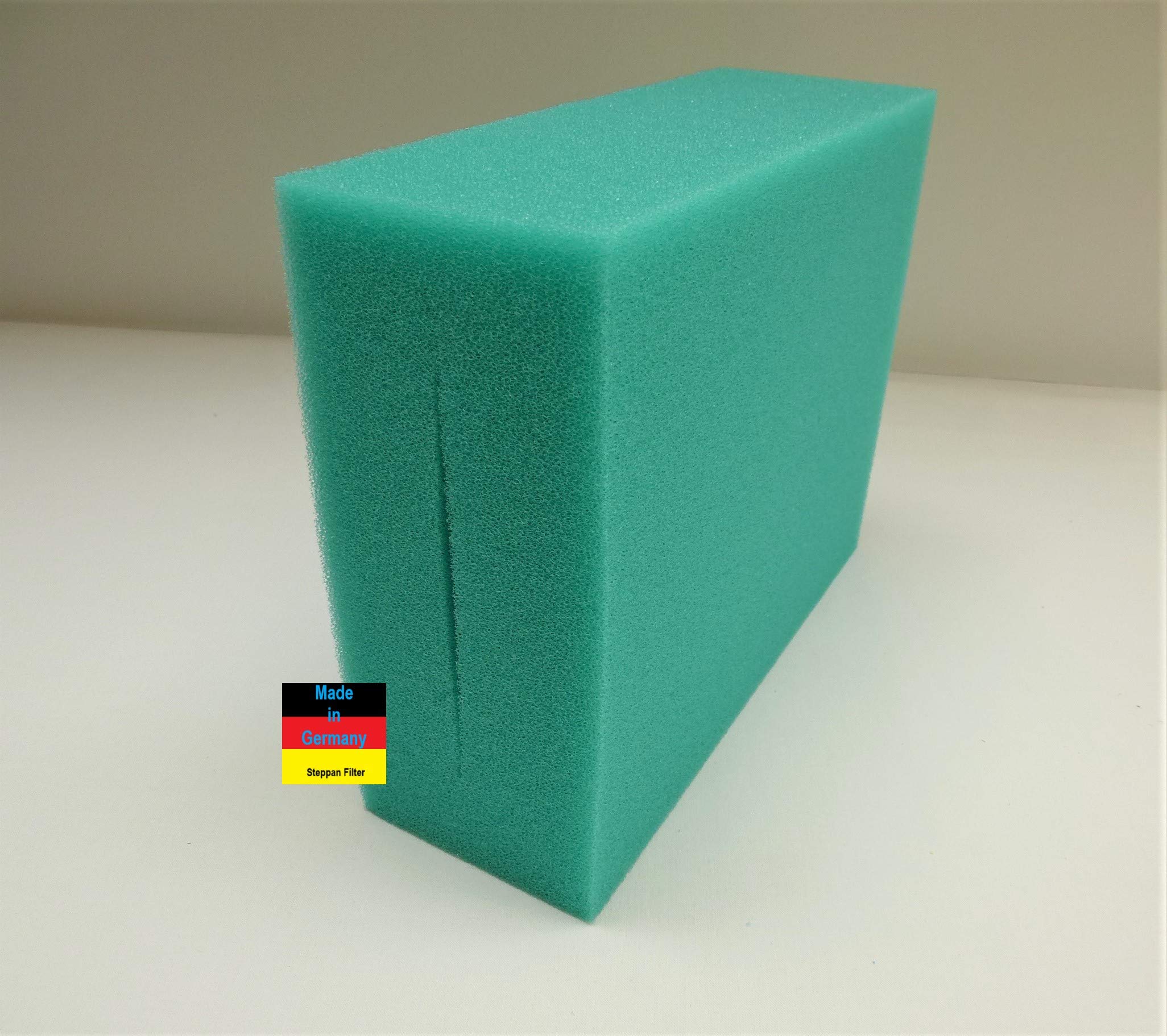 9 Filterschwämme 4 x Blau gewellt 4 x Rot gewellt und 1 x Grün glatt passend für Oase Biotec 10.1. und Oase BioSmart 36000