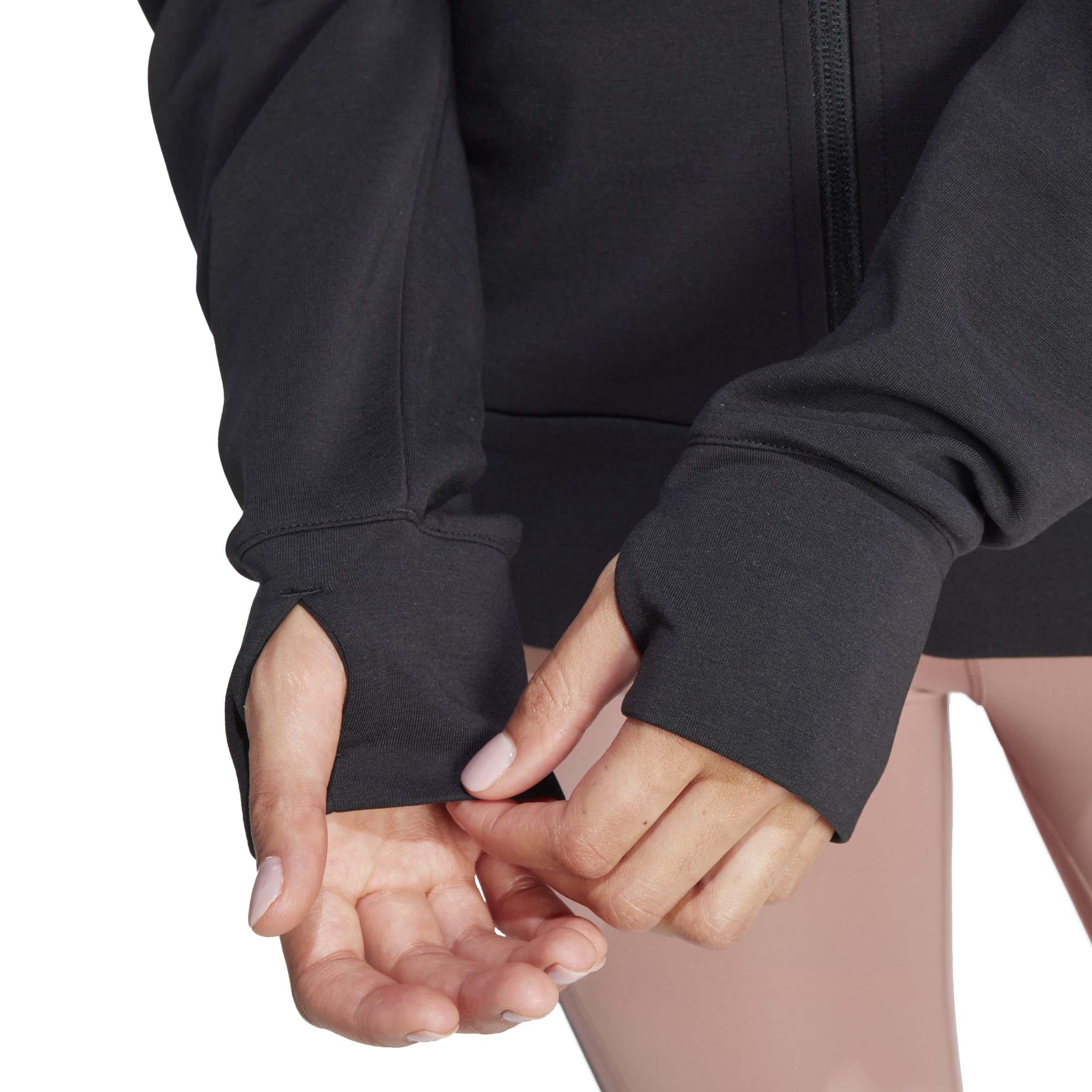 adidas Bluza z kapturem Kobiety D4t Workout Full Zip Hooded Sweatshirt